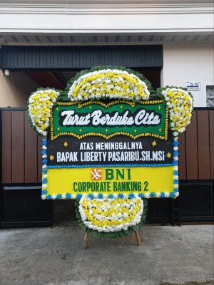 Papan Bunga Duka di Manonjaya