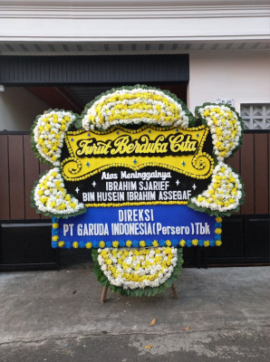 Papan Bunga Duka di Manonjaya