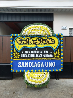 Papan Bunga Duka di Manonjaya