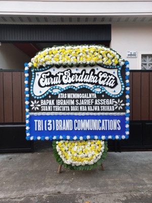 Papan Bunga Duka di Manonjaya